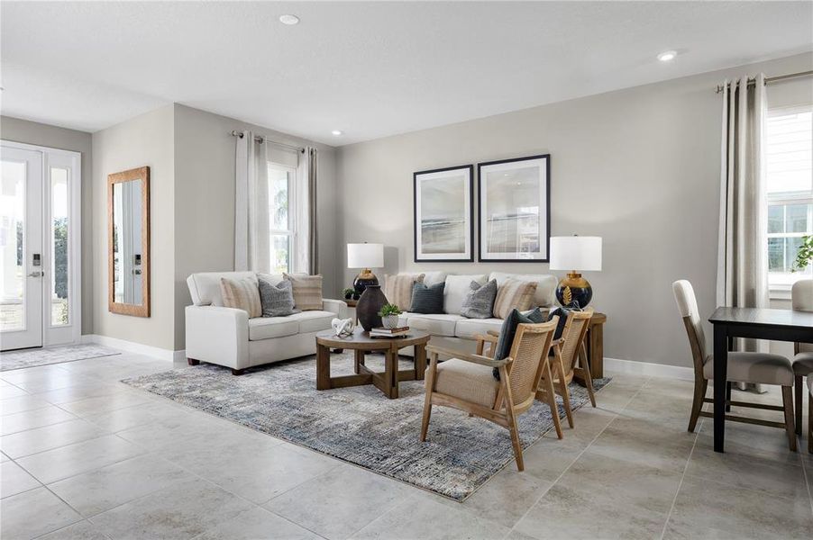 Furnished interior view inside a new home in Parkview Preserve, Apopka (Image 5).