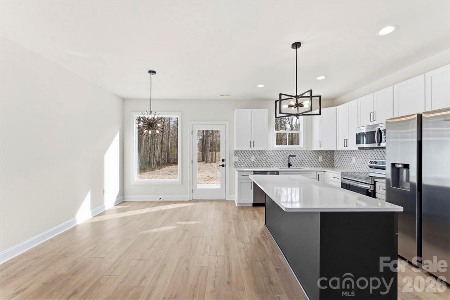 Furnished interior view inside a new home in , China Grove (Image 11).