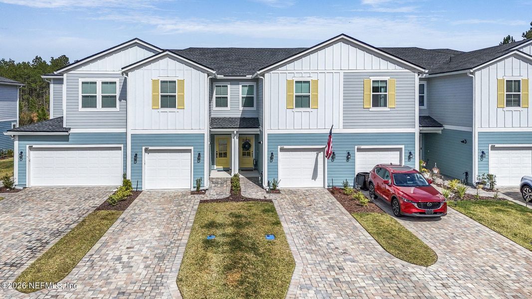 Front exterior of a new home in , St. Augustine, FL, highlighting curb appeal (Image 28).