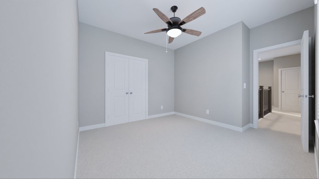 Representative unfurnished interior of a home built from the Newport by Tricoast Homes in Summer Place  35', Montgomery (Image 51).