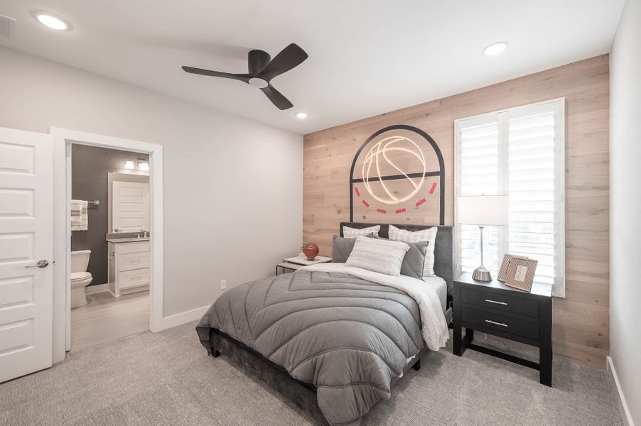 Representative furnished interior of a home built from the Casoria by Tri Pointe Homes in The Estates at James Lane, Fulshear (Image 57).