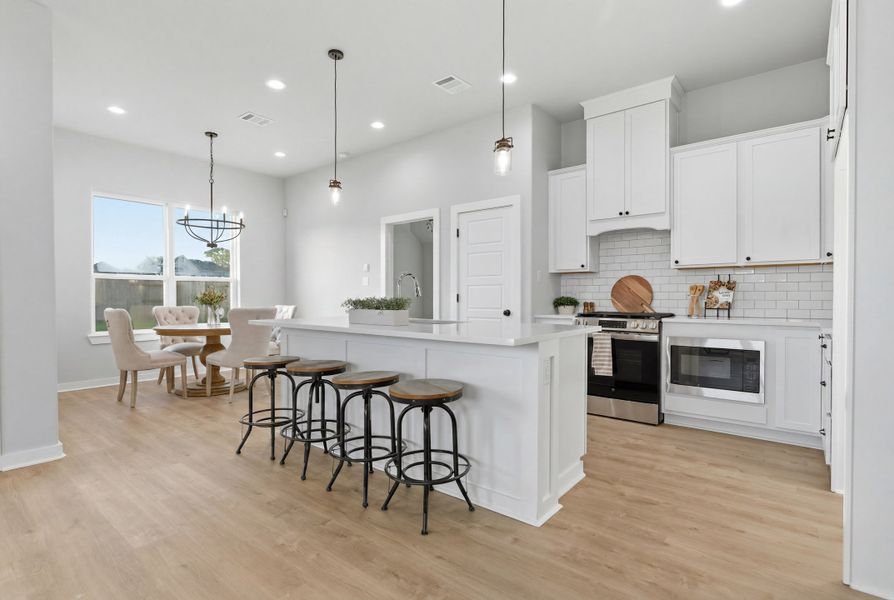 Furnished interior view inside a new home in Mission Ranch, College Station (Image 12).