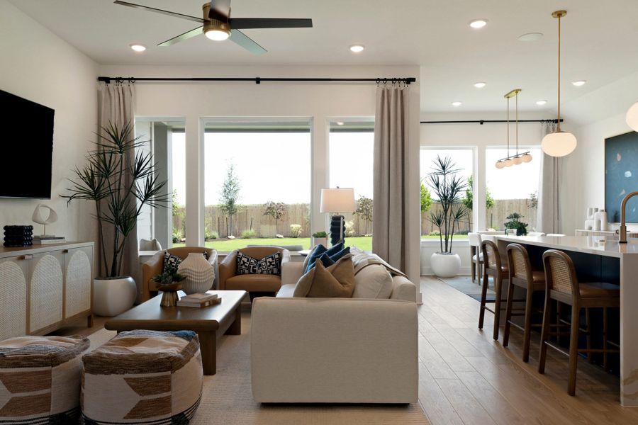 Furnished interior view inside a new home in Lagos Reserve, Manor (Image 19).