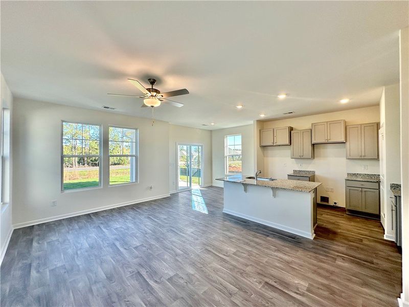 Spacious, unfurnished interior of a new home in Champions Village at Cherry Hill, Pendleton (Image 14).
