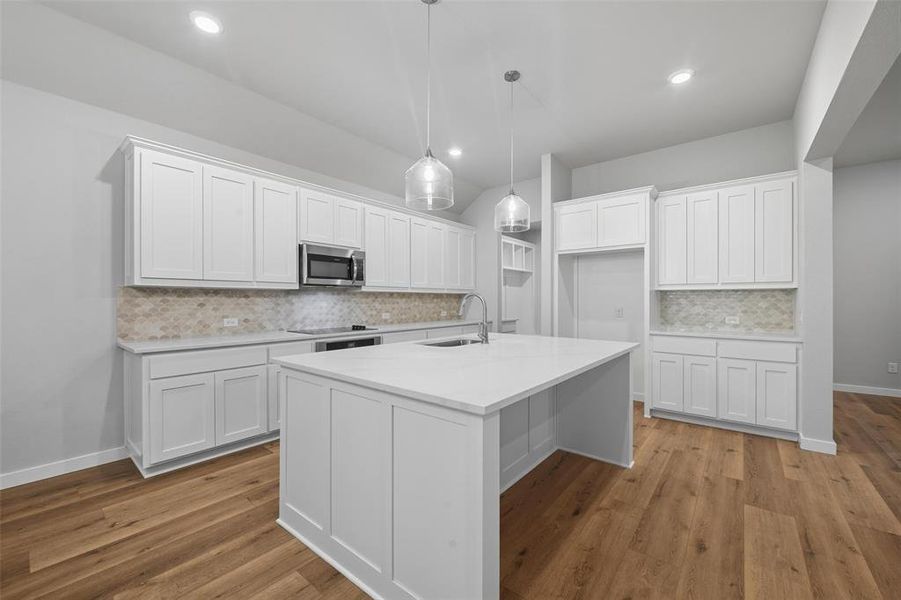 Furnished interior view inside a new home in Arbor Oaks, Boyd (Image 5).