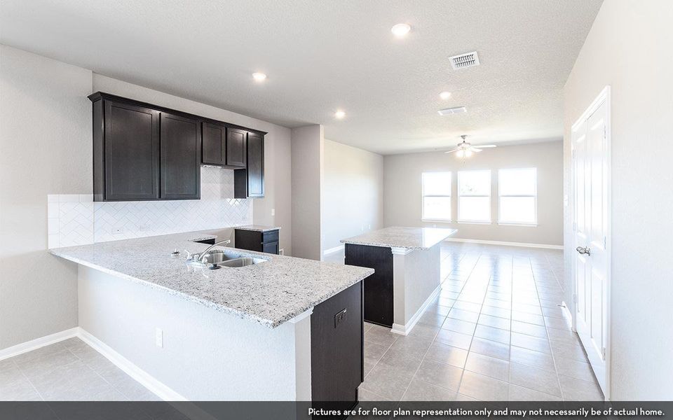 Furnished interior view inside a new home in Swenson Heights, Seguin (Image 5).