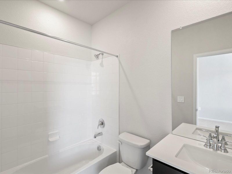 Furnished interior view inside a new home in Poudre Heights: The Alpine Collection, Windsor (Image 4).