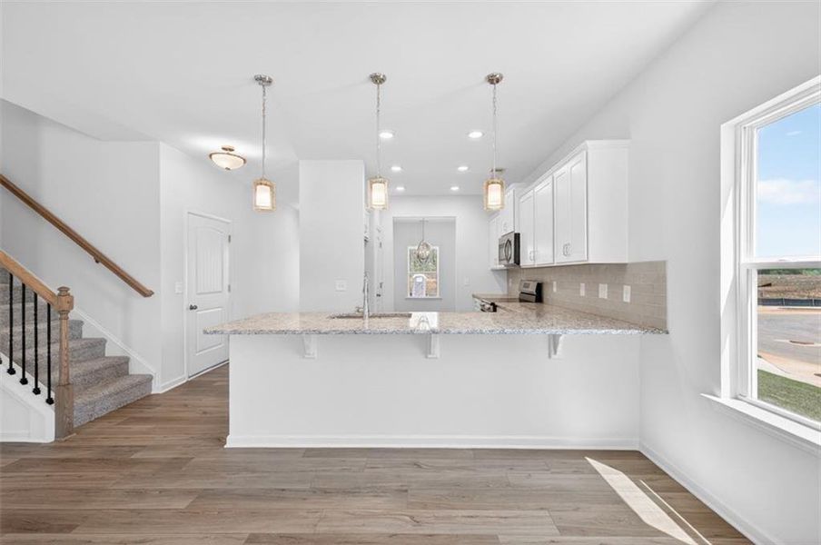 Furnished interior view inside a new home in Evergreen at Lakeside, Temple (Image 5).