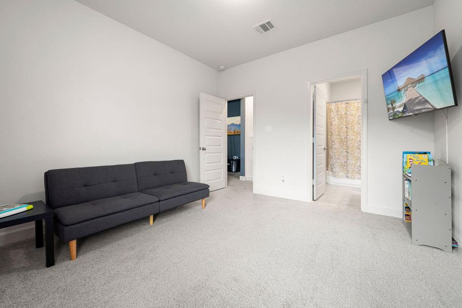 Furnished interior view inside a new home in , Manvel (Image 29).