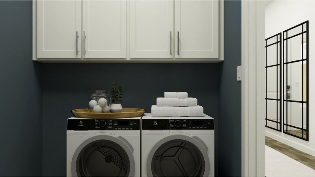 Zenith laundry room interior