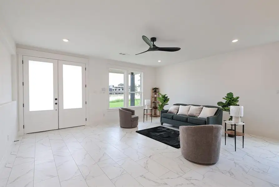 Furnished interior view inside a new home in , Fort Worth (Image 13). Furnished interior view inside a new home in , Fort Worth (Image 13).