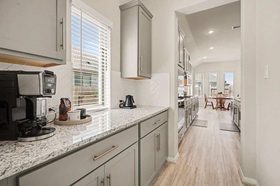 Furnished interior view inside a new home in Coastal Point, League City (Image 18). Furnished interior view inside a new home in Coastal Point, League City (Image 18).