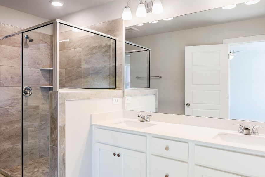 Furnished interior view inside a new home in Vaughan Farms, Angier (Image 8).