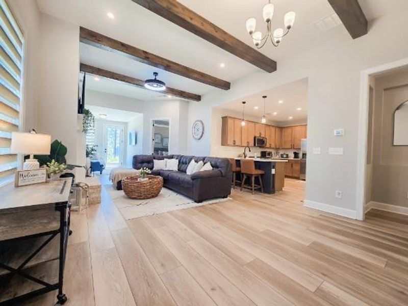 Furnished interior view inside a new home in , Hoschton (Image 35).
