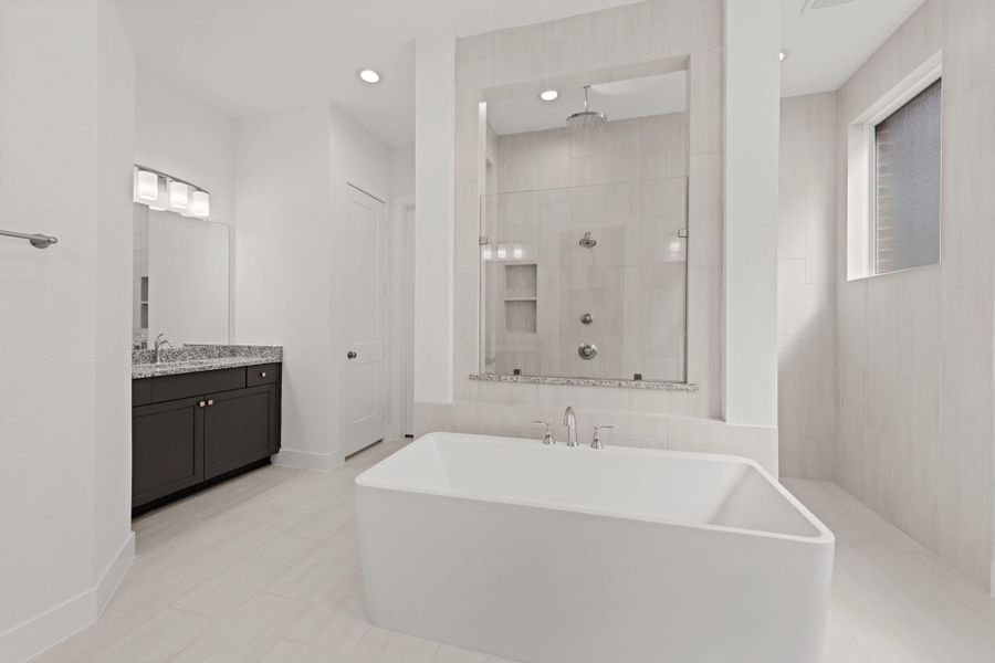 Furnished interior view inside a new home in Elyson, Katy (Image 11). Furnished interior view inside a new home in Elyson, Katy (Image 11).