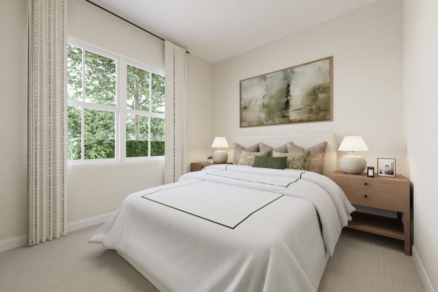 Furnished interior view inside a new home in Somerset, Santee (Image 7).