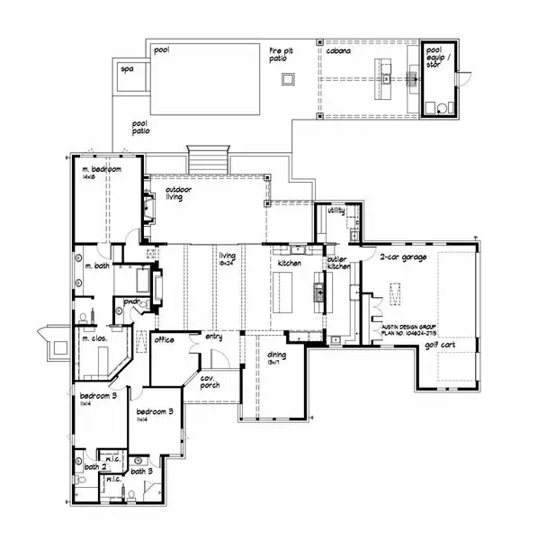 View of floor plan / room layout