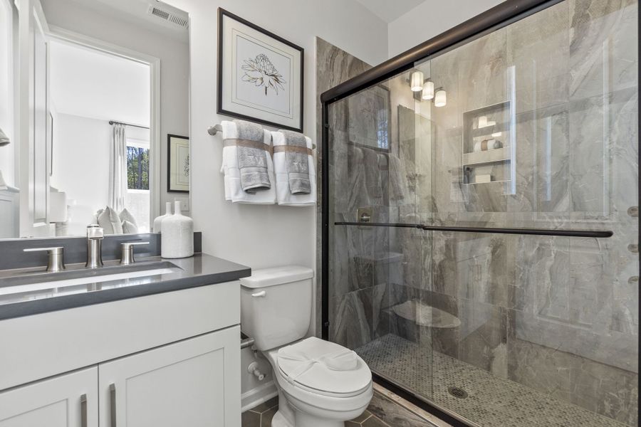 Representative furnished interior of a home built from the London by Taylor Morrison in Tramore, Harrisburg (Image 12).