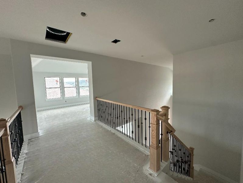 2nd floor landing to Game Room