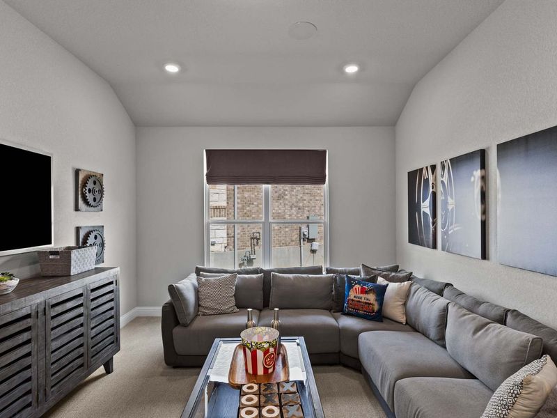 Representative furnished interior of a home built from the The Garner A by Davidson Homes LLC in The Reserve at Potranco Oaks, Castroville (Image 17).