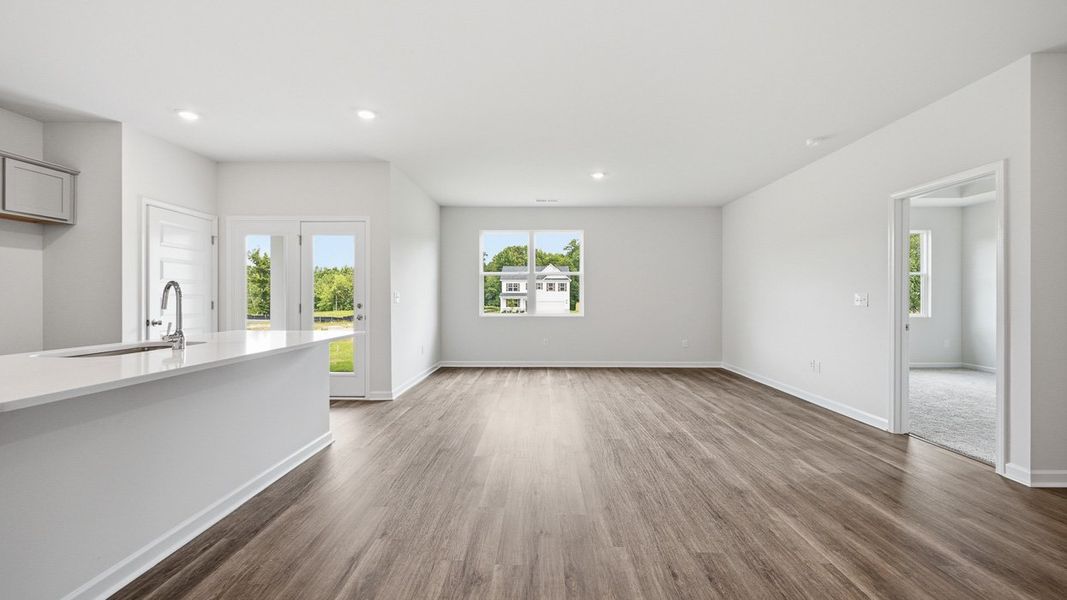 Representative unfurnished interior of a home built from the Kerry by D.R. Horton in Newton Bridge Crossing, Athens (Image 23).