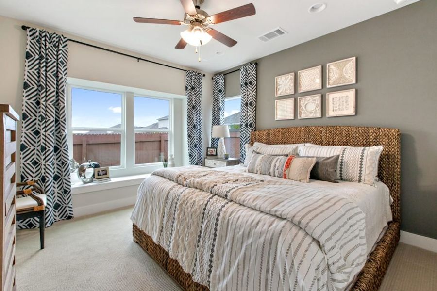 Furnished interior view inside a new home in Village At Manor Commons, Manor (Image 11).