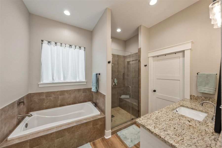 Furnished interior view inside a new home in , Shepherd (Image 9).