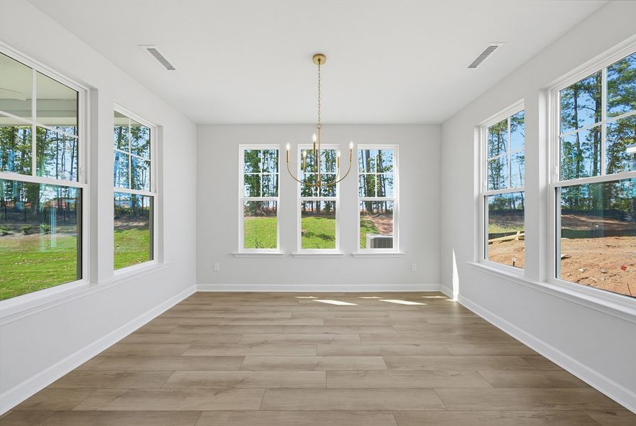 Spacious, unfurnished interior of a new home in Sweetbrier, Durham (Image 23).