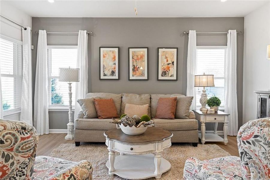 Furnished interior view inside a new home in Allen Manor, Hoschton (Image 5).