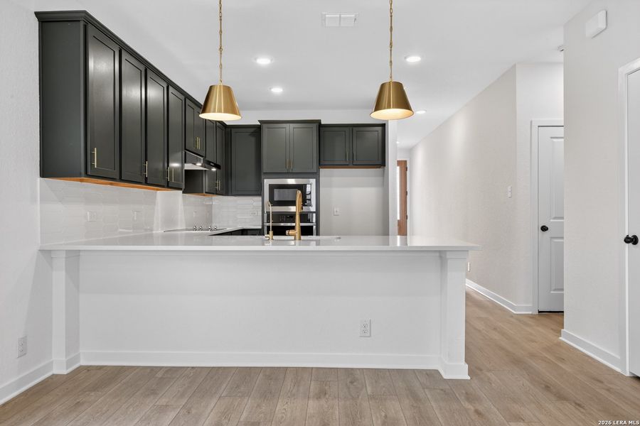 Furnished interior view inside a new home in The Wilder, Adkins (Image 10).