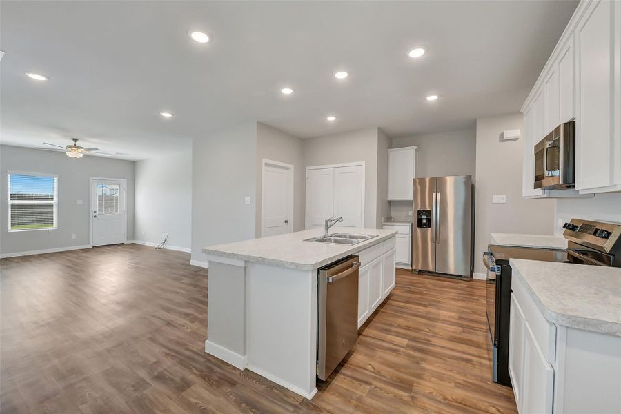 Furnished interior view inside a new home in Barrett Crossing, Crosby (Image 7).