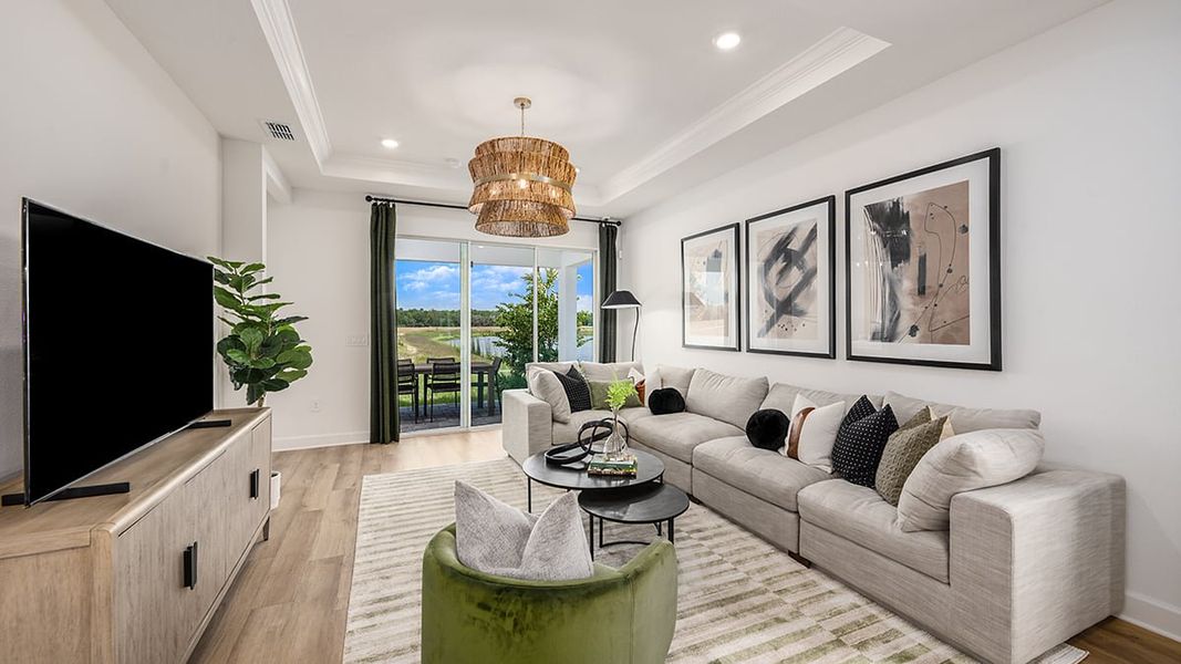 Representative furnished interior of a home built from the Rivera by Taylor Morrison in Westview Community Group Page, Kissimmee (Image 6). Representative furnished interior of a home built from the Rivera by Taylor Morrison in Westview Community Group Page, Kissimmee (Image 6).