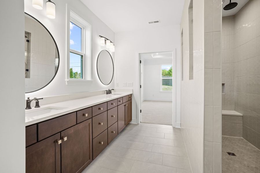 Representative furnished interior of a home built from the Shetland by Pulte Homes in Parkside Crossing, Charlotte (Image 12). Representative furnished interior of a home built from the Shetland by Pulte Homes in Parkside Crossing, Charlotte (Image 12).