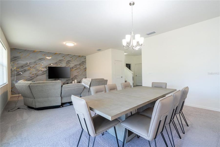 Furnished interior view inside a new home in , Clermont (Image 8). Furnished interior view inside a new home in , Clermont (Image 8).