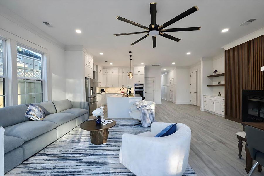 Furnished interior view inside a new home in , North Charleston (Image 45).