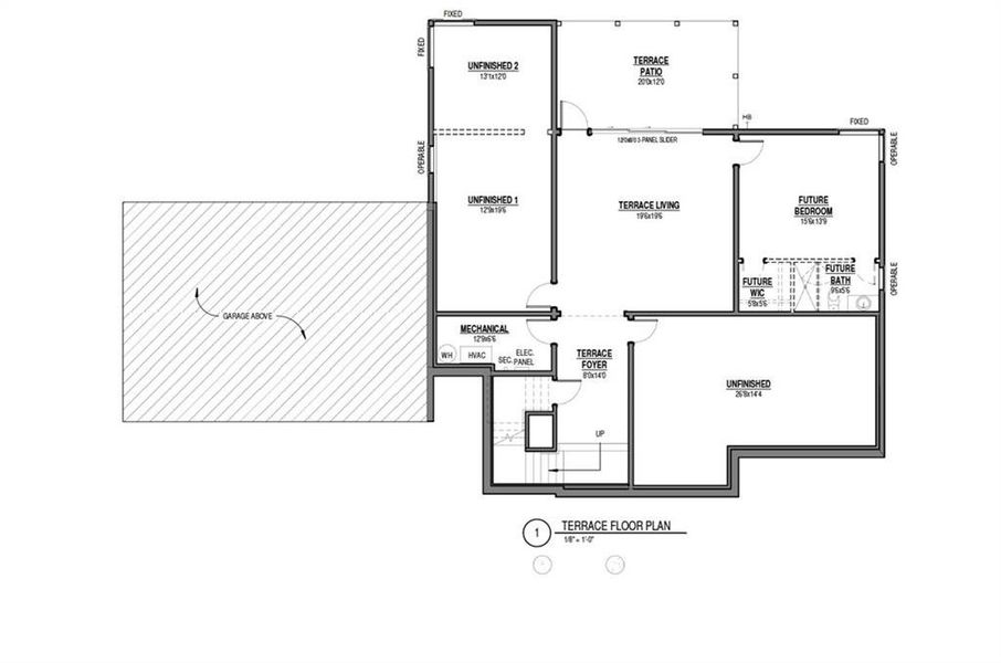 2D floor plan layout of this home in Aster, Roswell, GA (Image 8).