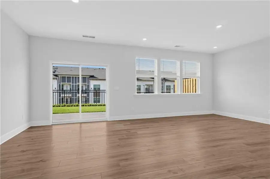 Spacious, unfurnished interior of a new home in Towns at Holly Springs, Holly Springs (Image 16). Spacious, unfurnished interior of a new home in Towns at Holly Springs, Holly Springs (Image 16).