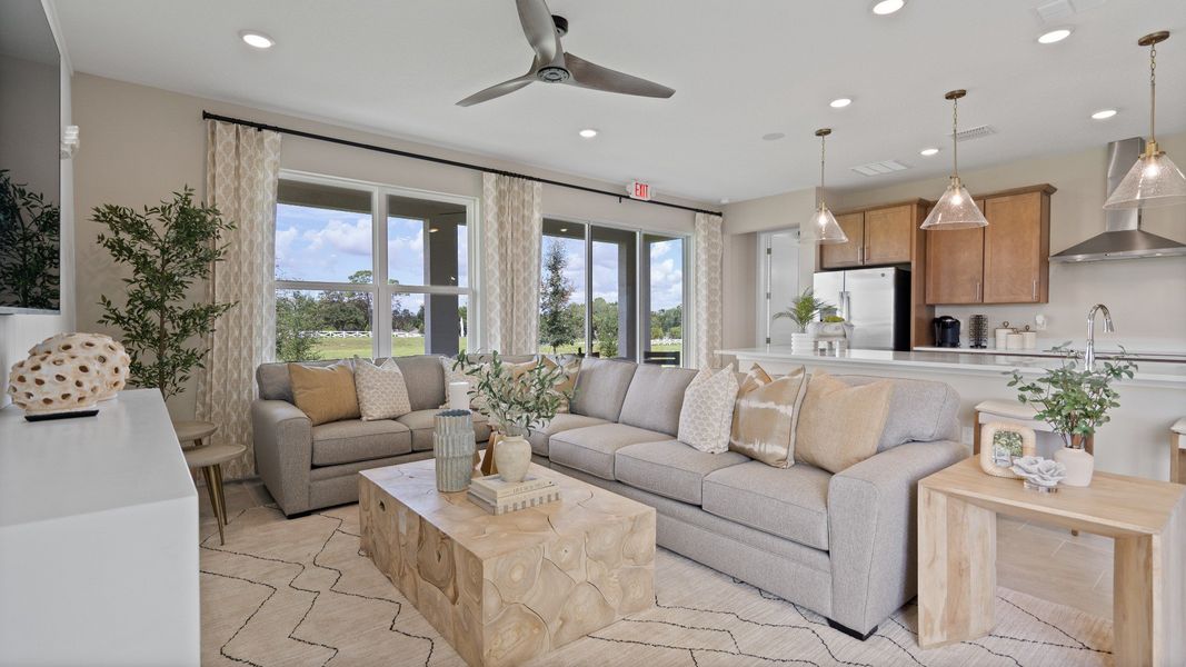 Representative furnished interior of a home built from the Sweetgum by DRB Homes in Lakeside at Satilla, St. Cloud (Image 35).
