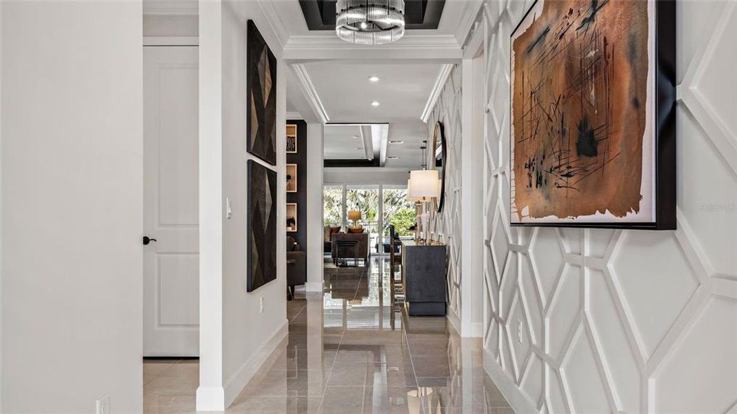 Furnished interior view inside a new home in Cresswind at Hammock Oaks, Lady Lake (Image 18).