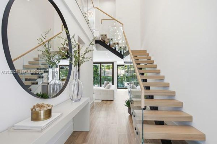 Furnished interior view inside a new home in , Coral Gables (Image 5).