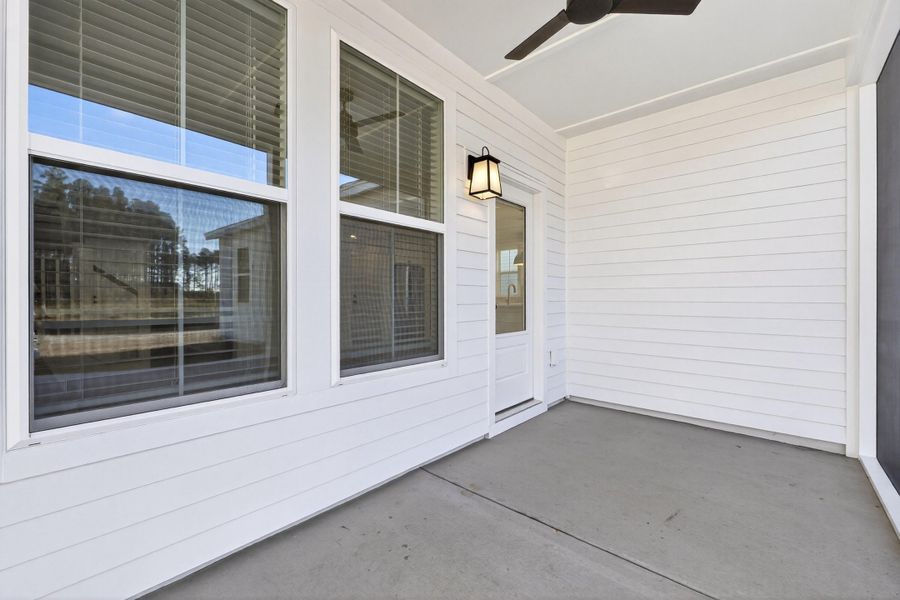 Exterior details and patio area of a home in , Summerville (Image 3).