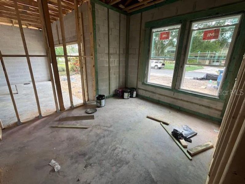 In-progress construction of a new home in , Orlando, FL (Image 2).