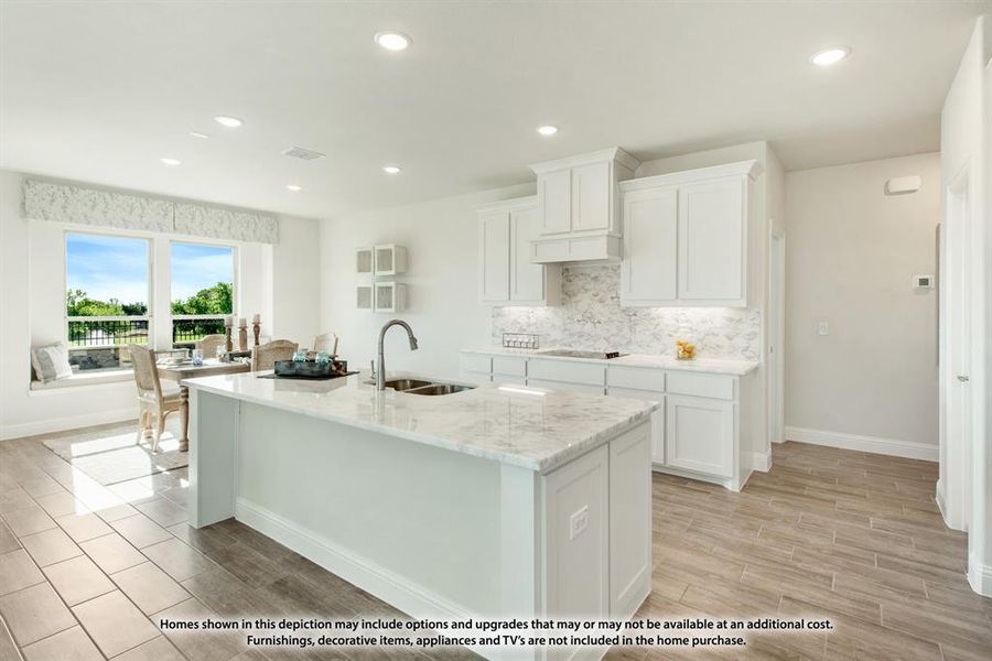Furnished interior view inside a new home in Ridge Ranch, Mesquite (Image 12).