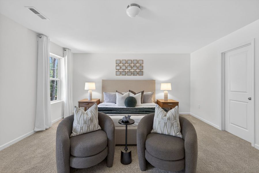 Furnished interior view inside a new home in Lake Royale, Louisburg (Image 18).