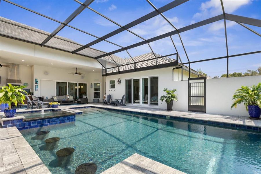 Exterior details and patio area of a home in Toscana, Palm Coast (Image 22).