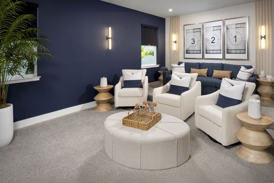 Representative furnished interior of a home built from the Red Rock by Mattamy Homes in Crosswind Ranch, Parrish (Image 14).