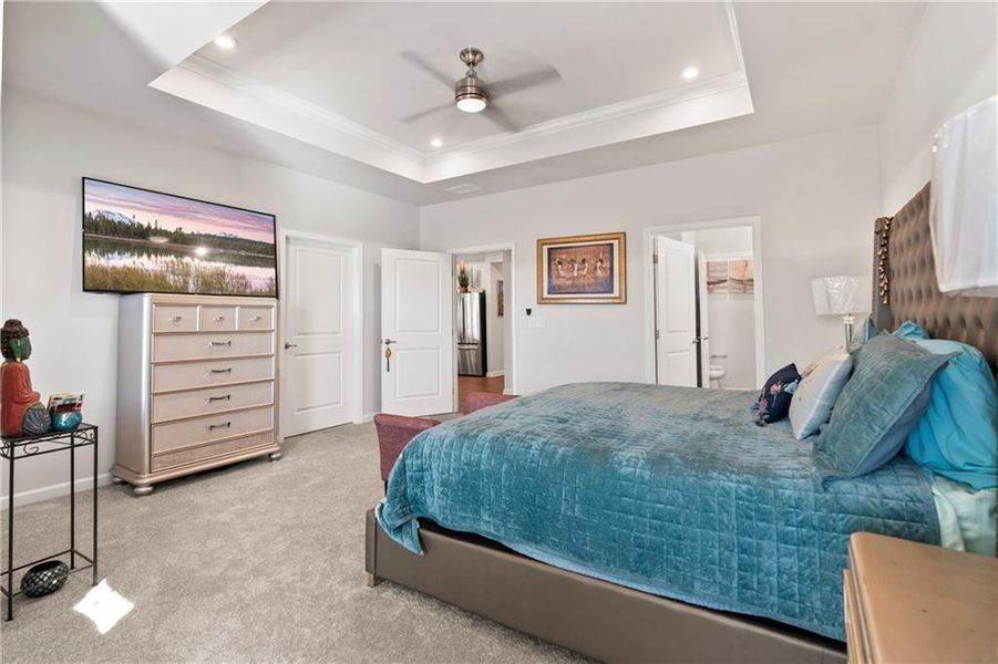 Furnished interior view inside a new home in Newberry 55+, McDonough (Image 10).