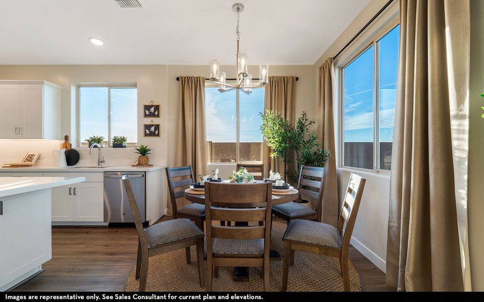 Representative furnished interior of a home built from the Tempe by CastleRock Communities in Rancho Mirage, Maricopa (Image 9).