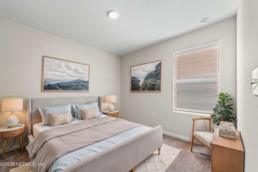 Furnished interior view inside a new home in , Jacksonville (Image 12).