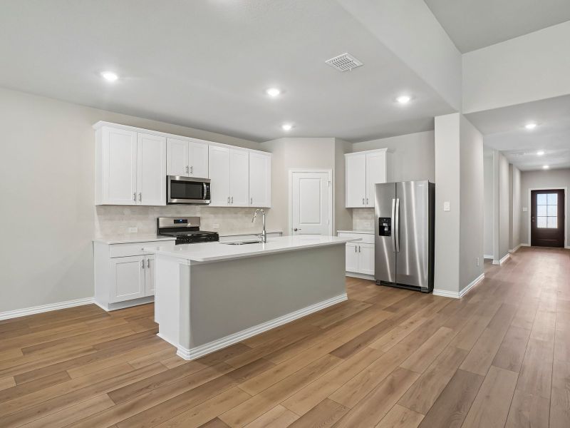 Furnished interior view inside a new home in Parks at Foster Crossing - Premier Series, Anna (Image 8).